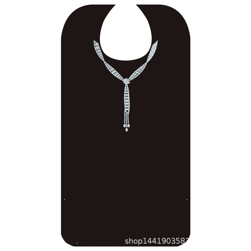 Suministro transfronterizo de ancianos babero de alimentos Toalla de saliva babero adulto moda en stock suministro de fábrica logotipo imprimible