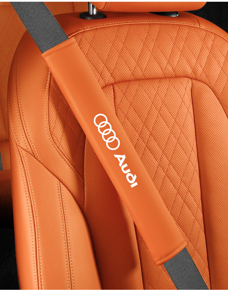Suitable for Audi A6L/A4L/Q5L/A3L/Q3/Q2L/A5/Q7/Q4Etron Seat Belt Shoulder Cover Anti-Wear