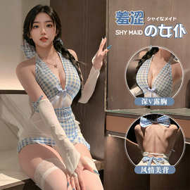 倾情蜜蜜情趣内衣性感可爱女仆聚拢火辣女佣制服诱惑睡衣批发qqny