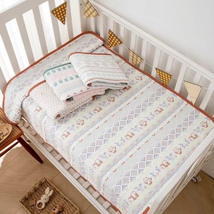 Six-layer gauze soft mat baby gauze shop quilt single bed gauze sheets baby gauze small bed sheet pillow towel