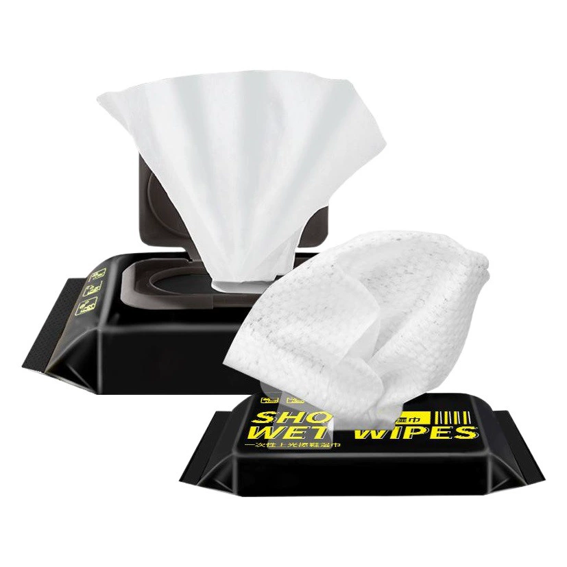 Встряхните звук тех же одноразовых салфеток для обуви портативные одноразовые белые туфли для обуви чистящее средство для кроссовок оптом