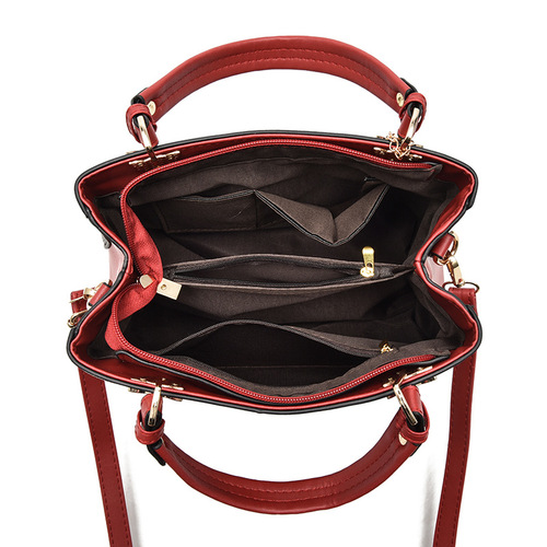 Mom bag for women  new women's handbag fashionable and grand mother-in-law middle-aged women's bag large capacity one-shoulder cross-body