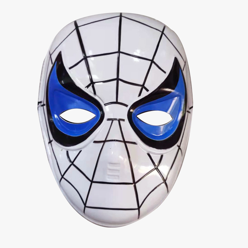 Máscara de Spider-Man de dibujos animados para niños, League of Legends, Capitán América, Batman, Flash, máscara de PVC para juegos de rol en puestos callejeros. image 5