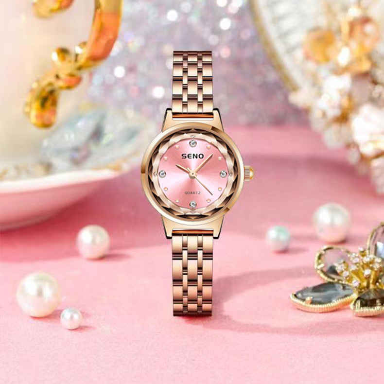 Seno Processing Customized Waterproof Women's Watch Fashion Quartz Watch Small Batch Logo Customization Professional Oemodm