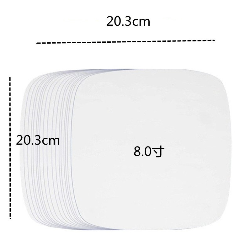 Directo de fábrica freidora aire especial almohadilla de papel cuadrado redondo hogar hornear alta temperatura resistente aceite de silicona de doble cara grado alimenticio