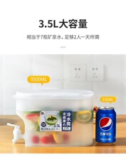 带龙头冷水壶夏季家用柠檬水瓶冰箱水果凉水桶大容量冰水壶茶壶