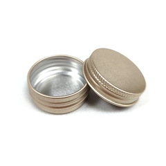 15ml多顏色鋁罐 40*18mm螺紋雙面鋁盒 紫草膏霜膏包裝罐 小鋁