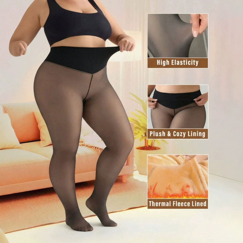Amazon's best-selling high-waisted leggings for women, plus-size pantyhose with wool lining, autumn and winter peach-butt tights Amazon's best-selling high-waisted leggings for women, plus-size pantyhose with wool lining, autumn and winter peach-butt tights