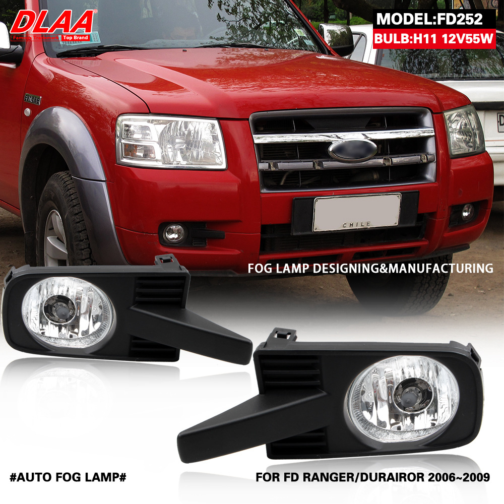 Aplicable a Ford 06/07/08/09 Ranger Asamblea de lámpara de niebla delantera pickup luz diurna luz de barra delantera