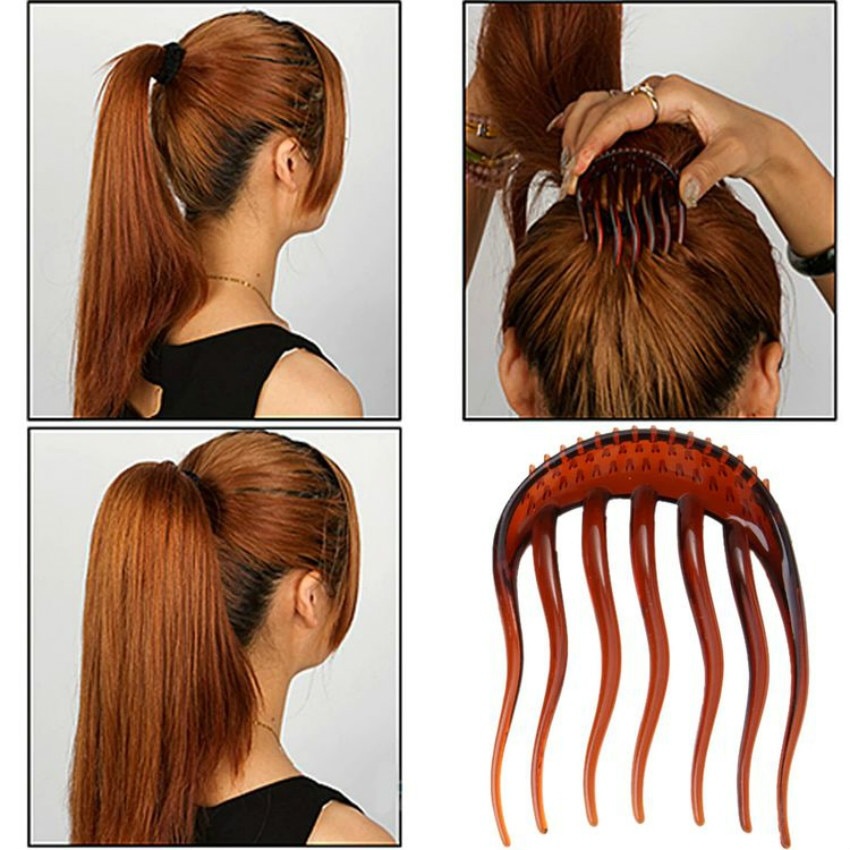 Korean Best-Selling Fashion Hair Accessories, Fluffy Ponytail Hair Pins, Combs for Styling, Hair Styling and Updo Tools, Wholesale