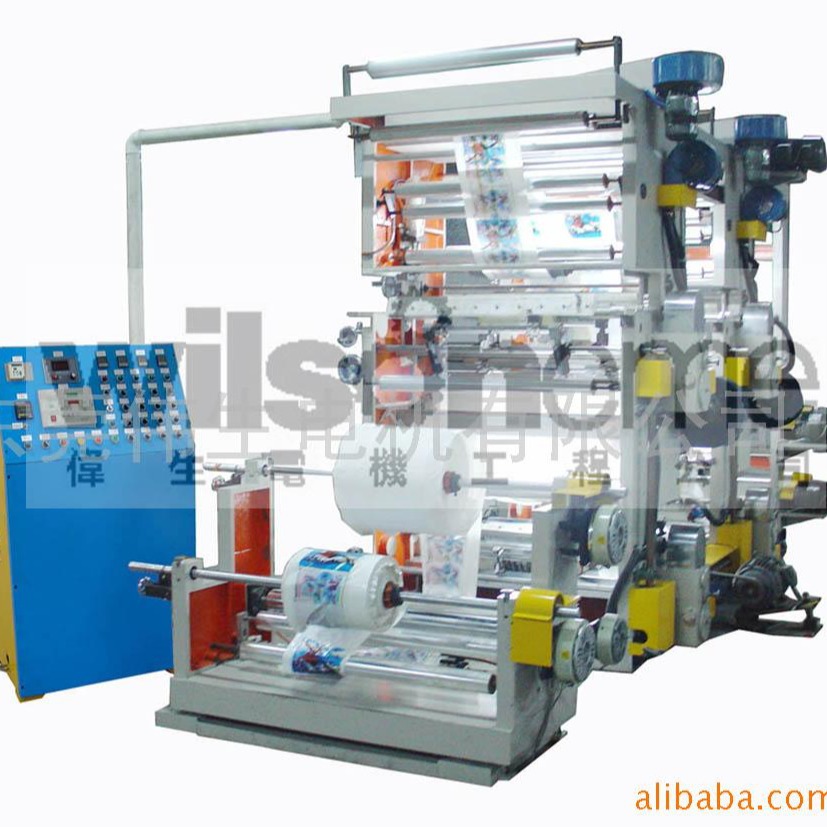 供应层叠式四色铜(凹)版印刷机 塑料袋印刷机薄膜印刷