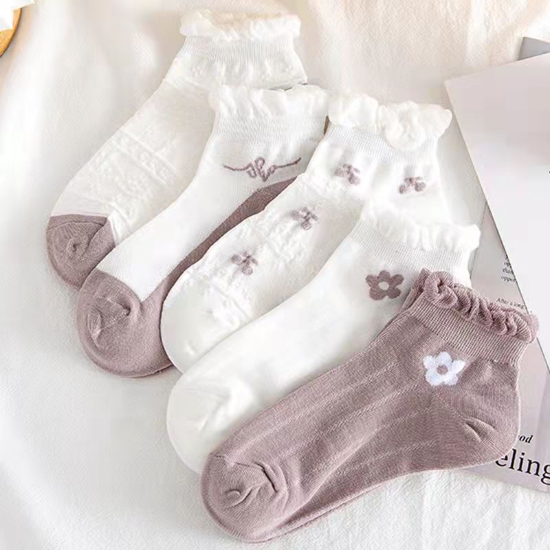 诸暨袜业袜子批发春夏防臭吸汗女小白袜简约百搭高颜值短袜船袜男|undefined