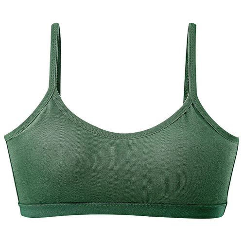Beautiful back sling Internet celebrity one-piece chest pad push-up vest bra pure cotton Japanese and Korean sexy sports bra for girls