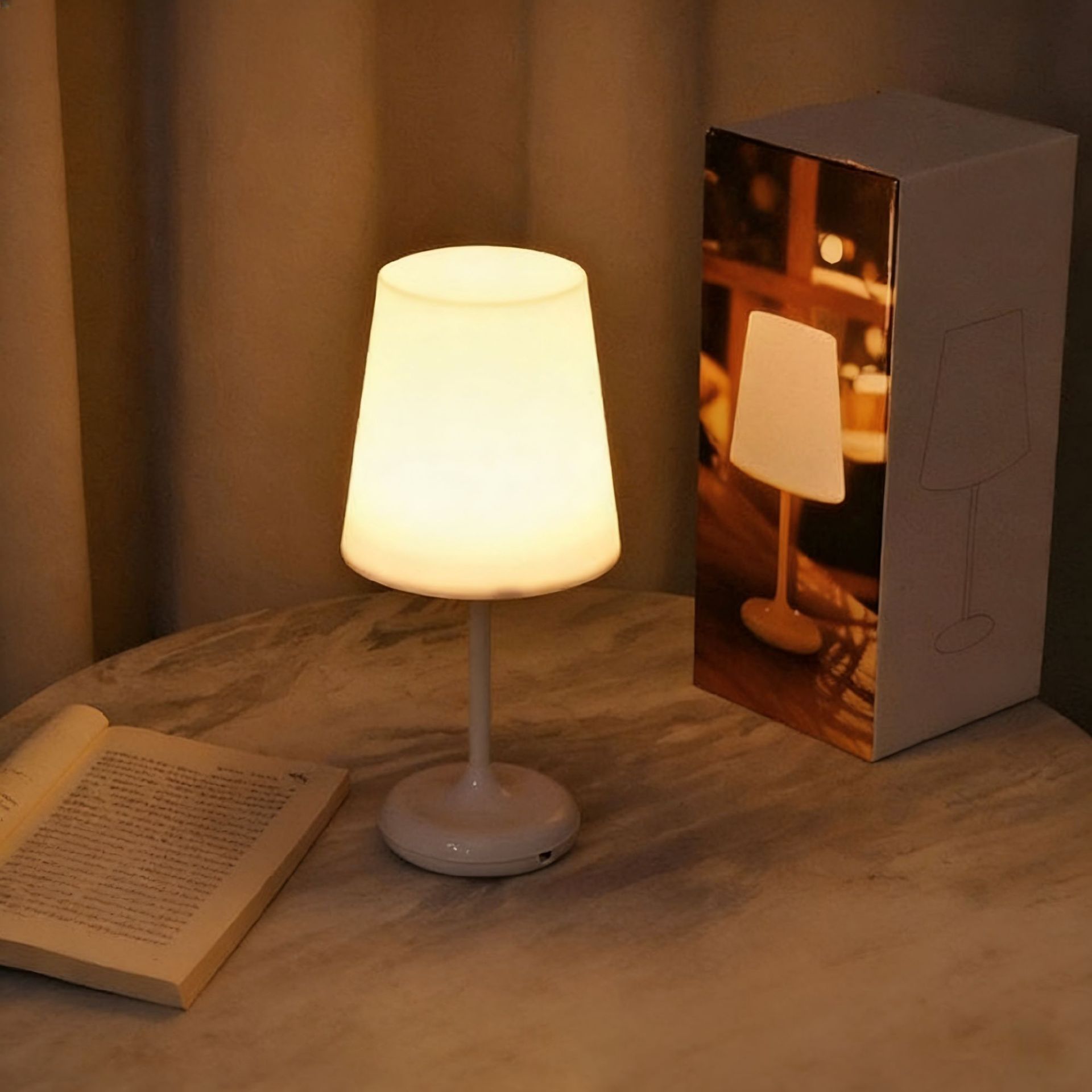 Night Light Smart Remote Control Led Study USB Soft Light Eye Protection Touch Student Dormitory Bedroom Bedside Sleeping Table Lamp