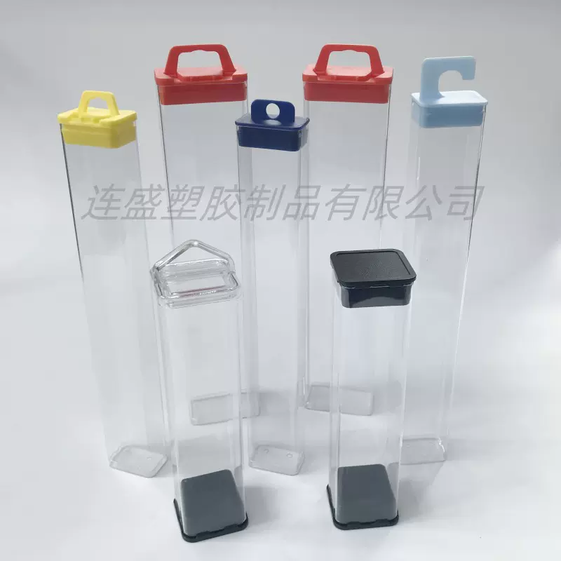 供应透明长方形包装管 PETG方管 PVC塑料硬管