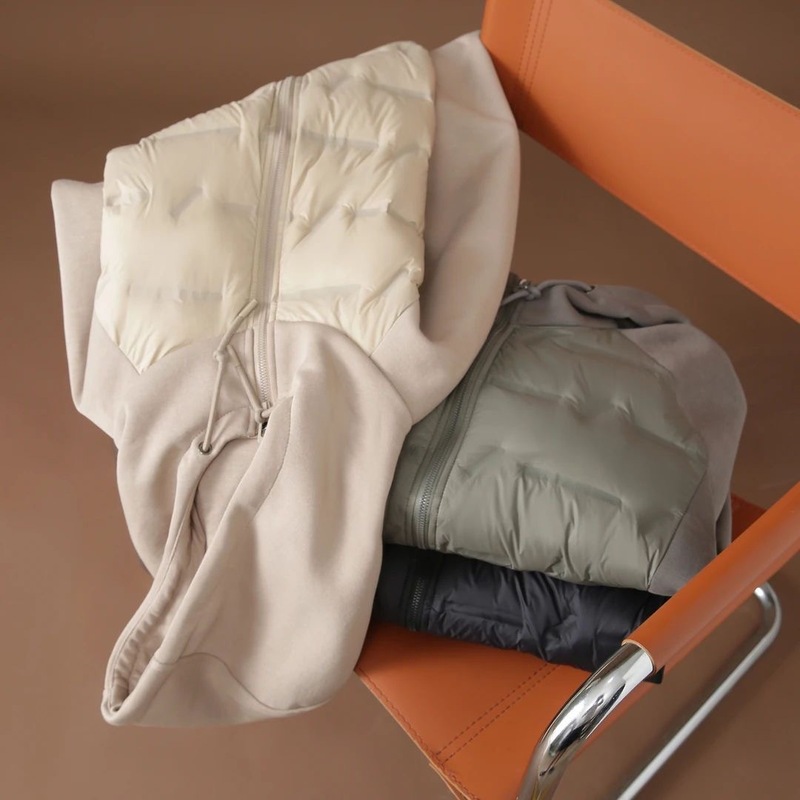 25新款跨境高品质大鹅印花图案欧货连帽保暖加厚棉服外套|undefined