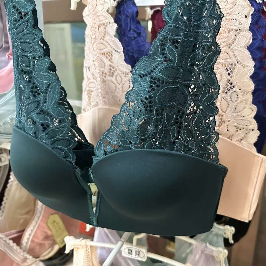 Nuevo sujetador sin costuras brillante colección de ropa interior pecho pequeño push up ropa interior cómoda push up sujetador sin costuras