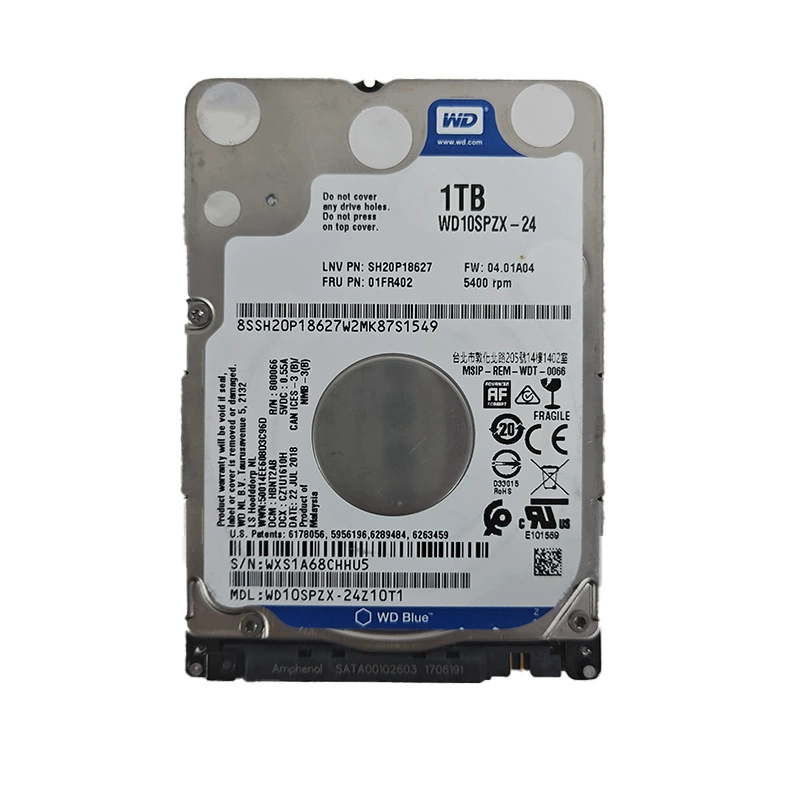 Подходящий для внешнего жесткого диска WD (Western Digital) ноутбука механический 1 ТБ 2.5-дюймовый интерфейс SATA sata6.0GB/S
