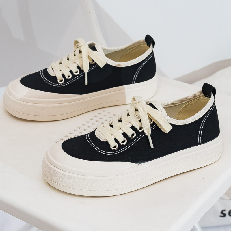 Ddoo Big Sale Girls Canvas Shoes Women's 2024 New Spring Thin Easiest for Match Sneakers Cloth Shoes 66-699