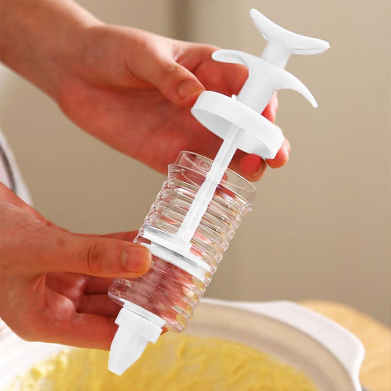 Especial transfronterizo para pasteleros domésticos, pistola de molde para galletas, boquilla de plástico para pastelitos, pistola de crema, herramienta para hornear