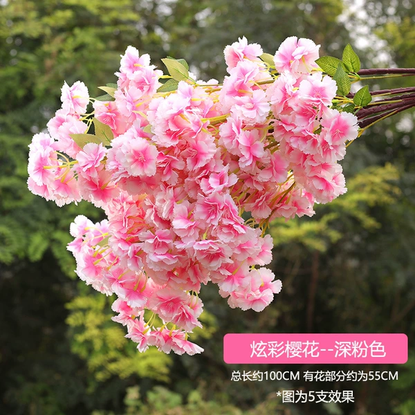 Colorful dark pink
