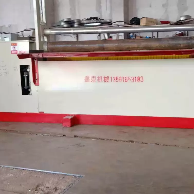 加工定做两辊卷板机胶辊二辊效率高一次成型无直边可卷制铝板不锈