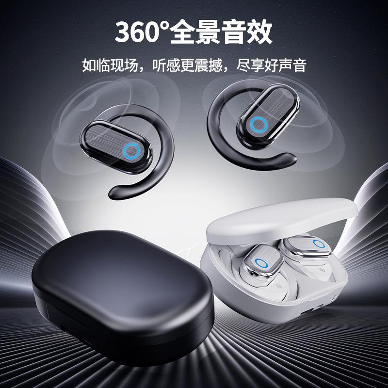 X95電気商が爆発した回転耳式bluetoothイヤホンLEDデジタル表示長航続運動オープンOWSイヤホン|undefined