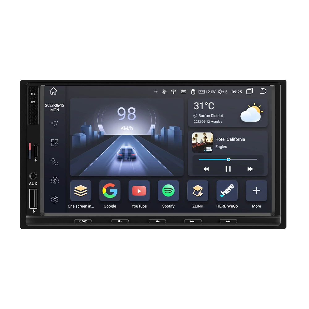 Cross -border 7 -inch general machine Android smart car large -screen navigation GPS player reversing image all -in -one