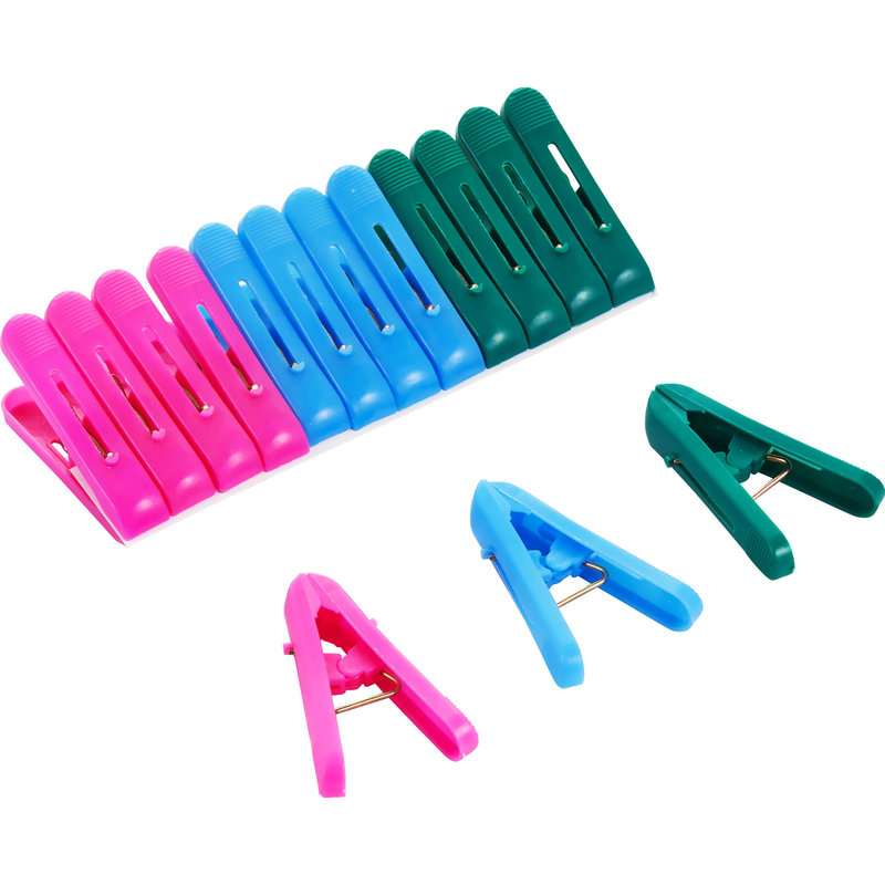 Plastic Clip Multifunctional Clothes Drying Sock Clip Photo Clip Clothes Household Strong Windproof Clip Colorful Drying Clip Wholesale