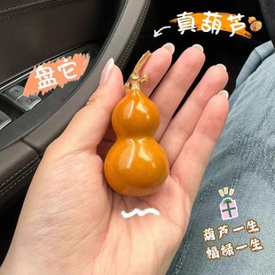Natural Fine Art Gourd Handpiece with Dragon Head, Small Hand Twist Around the Finger, Soft Hand Plate to Play With, Male Fat Gourd