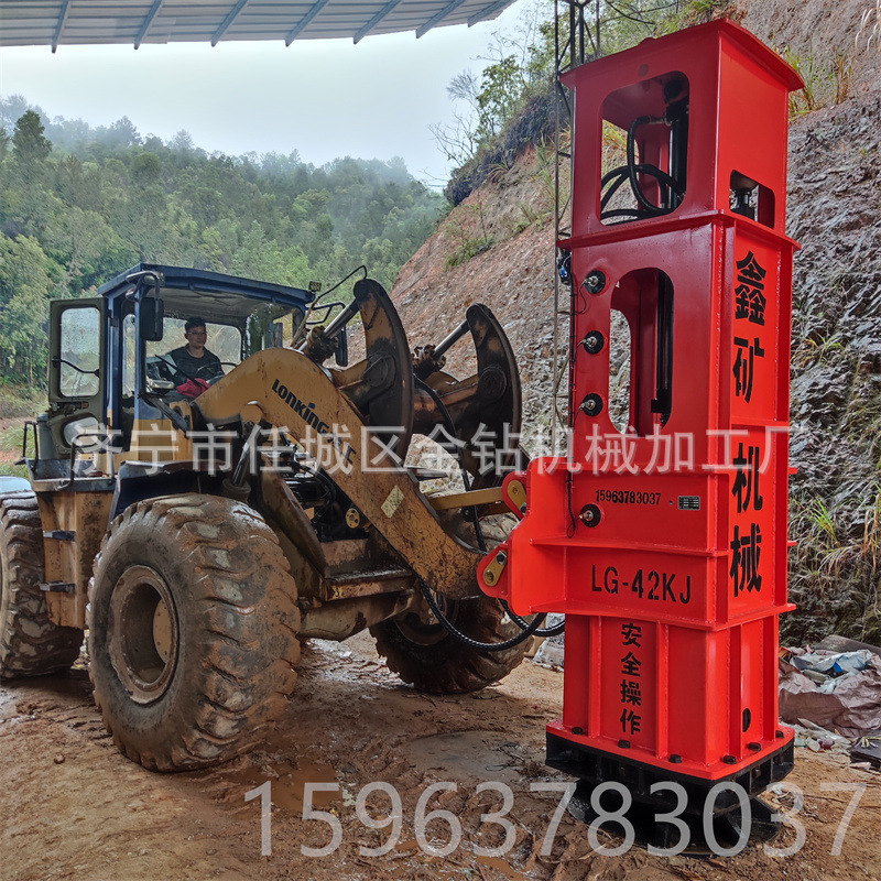 铲车液压打夯机50装载机夯实机高速公路地基强夯机挖掘机大型夯机