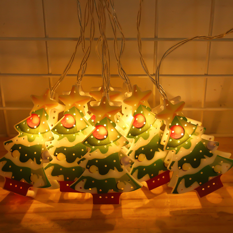 双面圣诞树彩绘 暖色