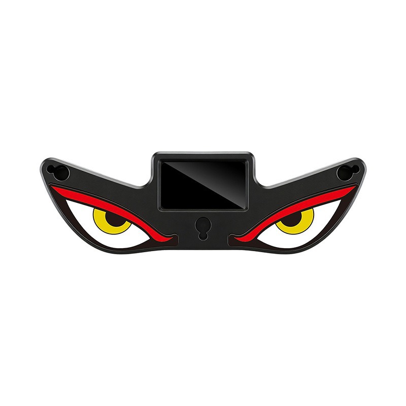 Nuevo parpadeo dinámico de ojos del diablo lámpara solar de automóvil ventana trasera LED flexible decoración de ventana triangular de advertencia
