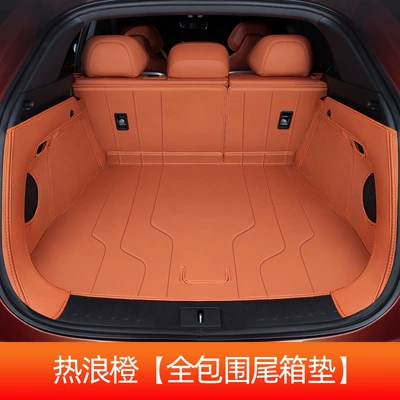 Trunk Mat | S07 - heat-wave-orange-full-surround-style-dark-blue-s07