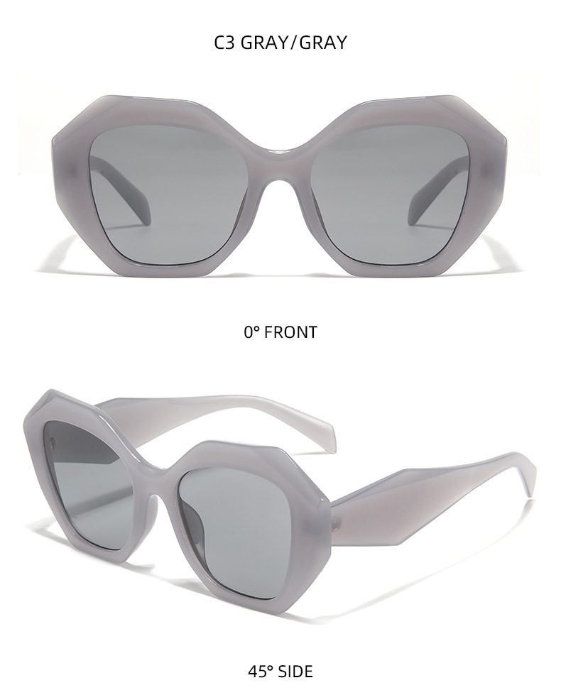 Retro Solid Color Pc Square Full Frame Men's Sunglasses display picture 6