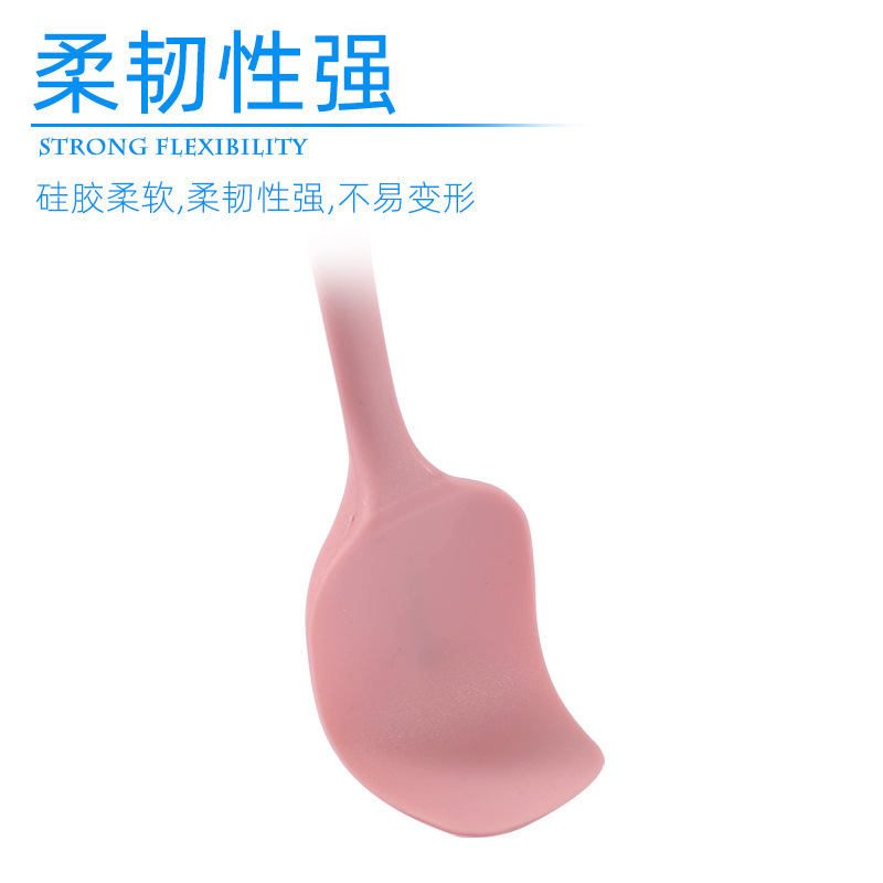 XUANJUN 	 シリコンスパチュラ一体型大型T型クリームスパチュラ、クリームをこするのに最適|undefined