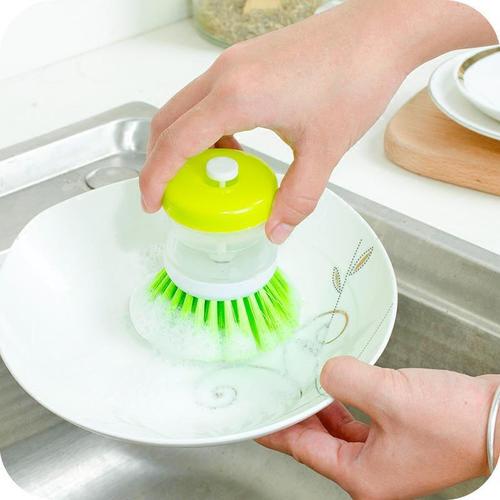 球型锅刷自动加液洗锅刷洗碗刷液压式刷子厨房清洁神器不易伤手出