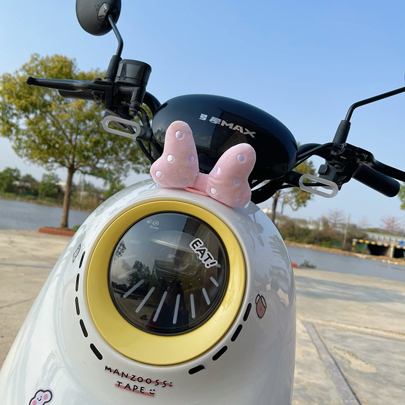 電気自動車ステッカー装飾かわいい装飾耳ヘルメット弓アクセサリー翼アクセサリー小型電気自動車新|undefined