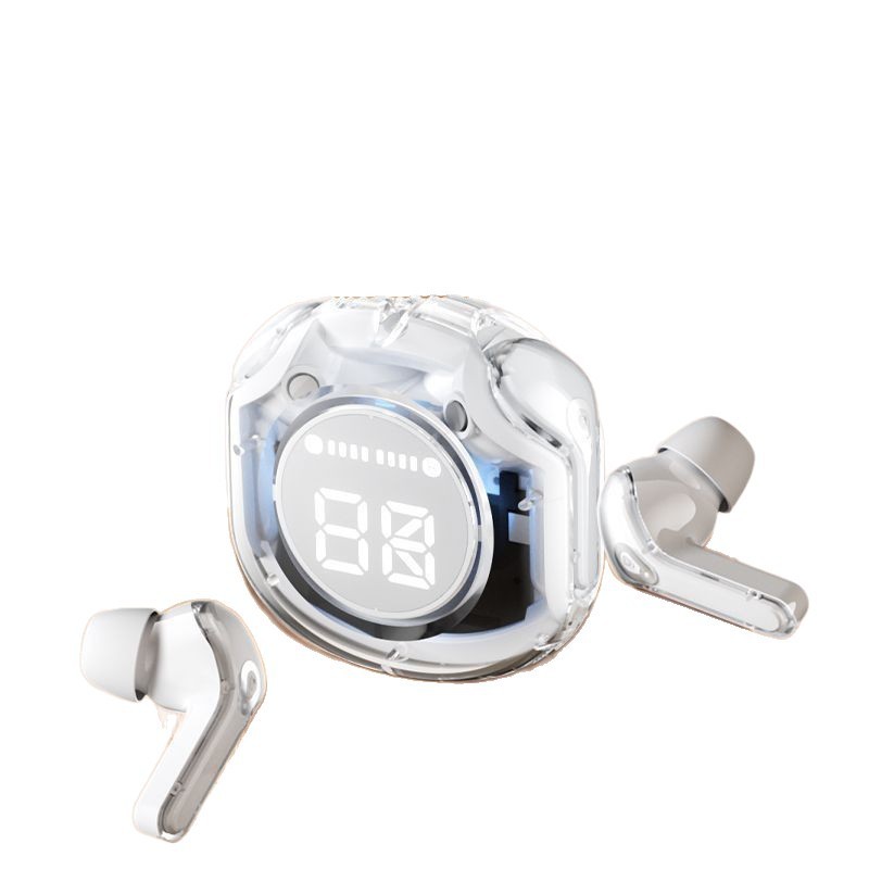 2025 新しい透明ワイヤレス Bluetooth ヘッドセットノイズリダクションヘッドセット高品質 Bluetooth ヘッドセットクロスボーダー Bluetooth ヘッドセット|undefined