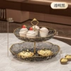 Double layer transparent black [20+24cm]