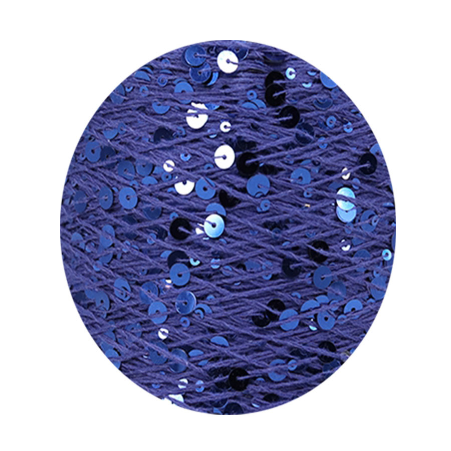 50g algodón lentejuelas hilo 3mm + 6mm peinado tamaño de lujo lentejuelas mano hilo tejer precio al por mayor