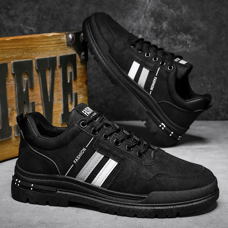 Мужская обувь весенняя нескользящая и износостойкая наружная работа низкая одежда наружная обувь 2025 новые мужские спортивные ботинки Martin