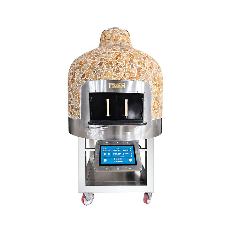 Horno de pizza de samurai negro de acero inoxidable de alta temperatura horno de gas eléctrico de alta temperatura para restaurantes occidentales comerciales