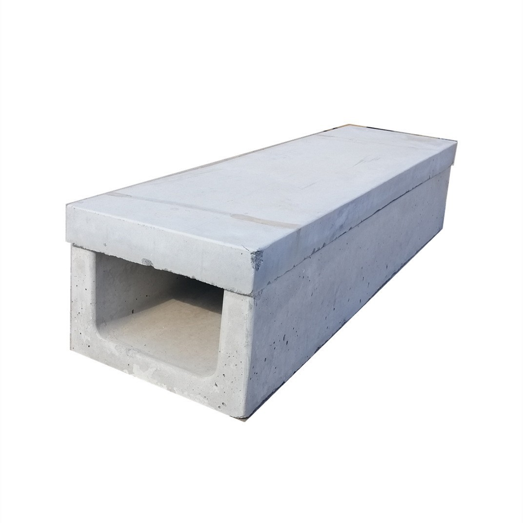 水泥排水沟槽u型槽平底圆底排水槽流水沟成品水预制电缆槽