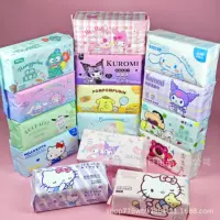 Sanrio хлопковое полотенце одноразовое полотенце для лица утолщение, сухое и влажное мягкое полотенце для лица оптом