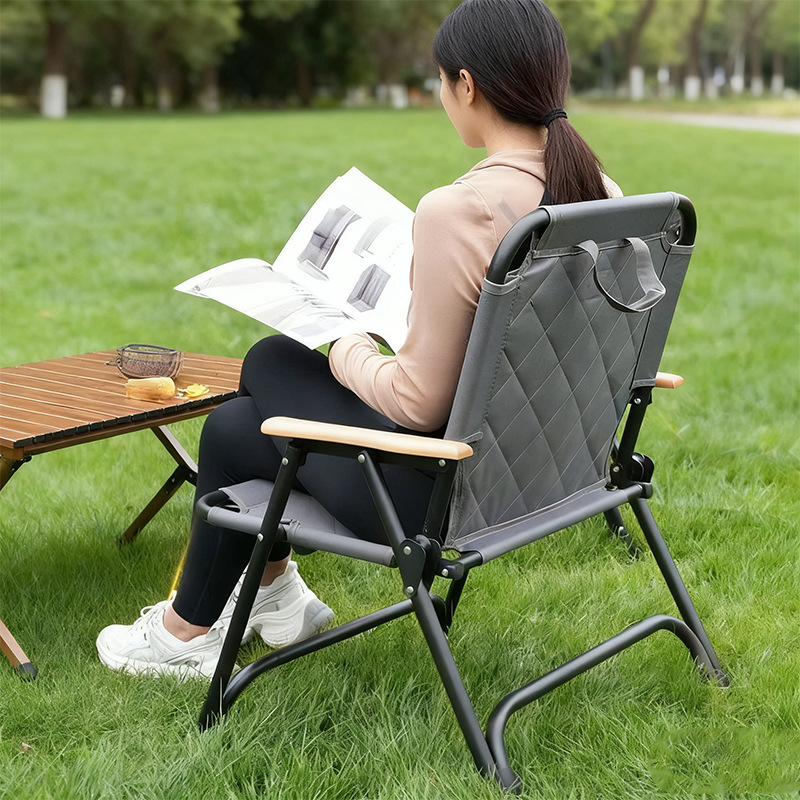 Outdoor Camping Picnic Equipment Beach Chair Foldable Portable Kermit Chair Stool Fishing Chair Wholesale