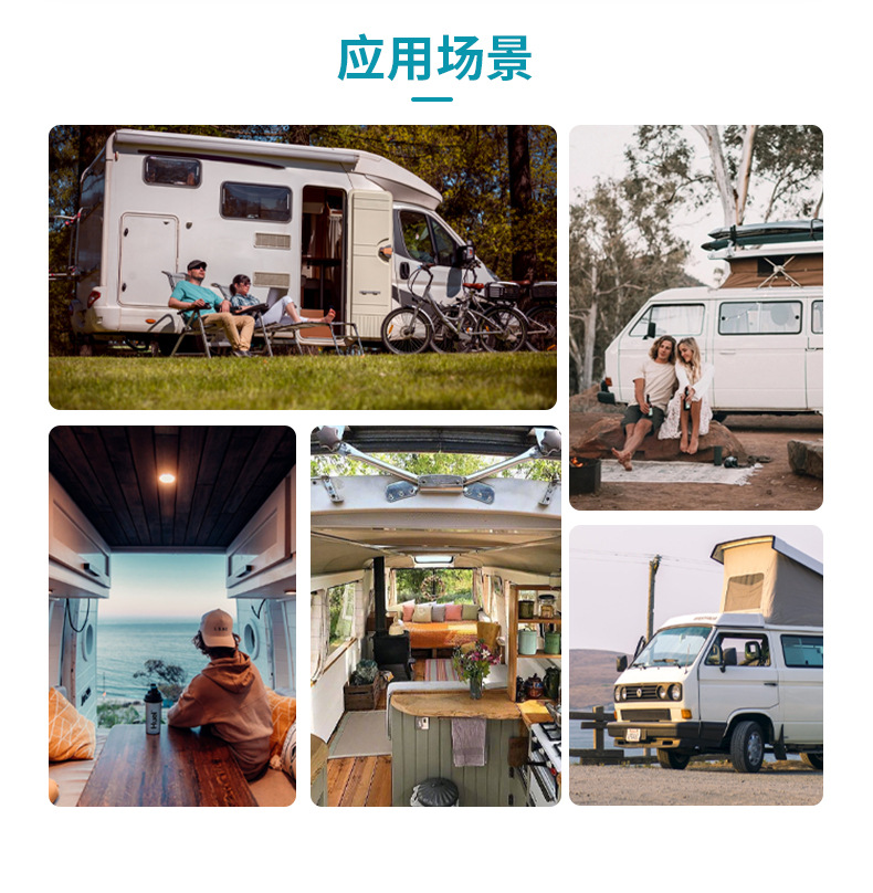 Pumande Export Rv Roof-Mounted All-In-One Heavy Truck Ultra-Thin Car Air Conditioner Refrigeration Heating Electric Parking Air Conditioner
