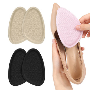 Women's Half-Size Insole Forefoot Anti-Pain and Anti-Wear High-Heeled Shoes Artifact Half-Pad Anti-Slip Pressure-Reducing Soft Foam Forefoot Pad