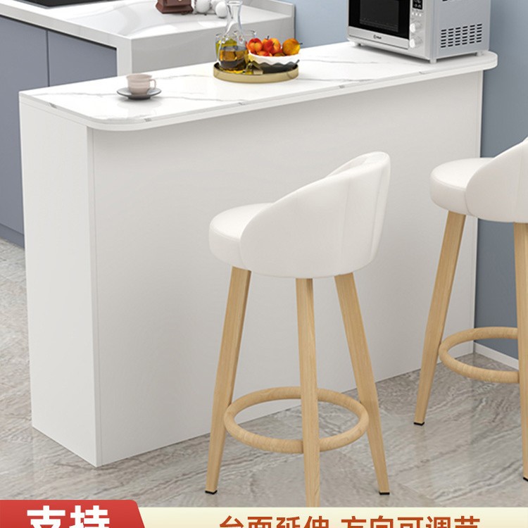 Bar Table Home Partition Side Cabinet Living Room Rock Board Small Bar Integrated Cabinet Table Dining Table Home Kitchen Storage Cabinet