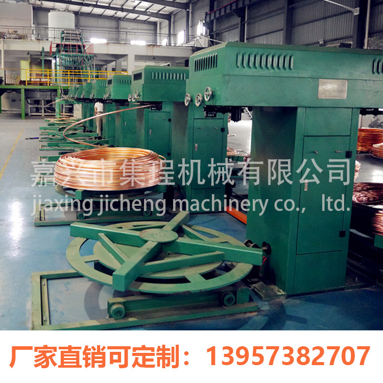 集珵厂家直供铜杆连铸机、上引法铜杆连铸机、无氧铜杆连铸机出口